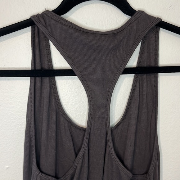 Free People Intimately Our Downtime Romper Jumpsuit Washed Black NWOT - Picture 12 of 12